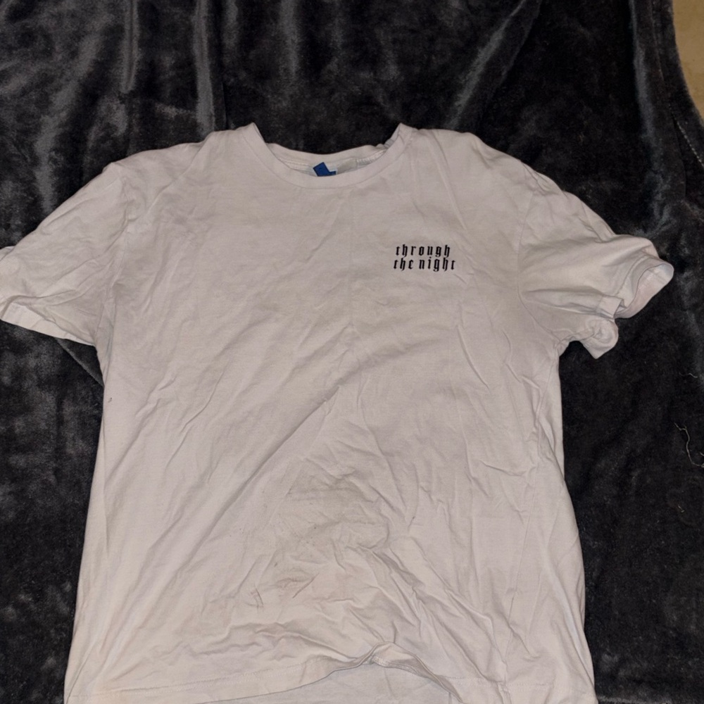 Divided White Graphic Tee